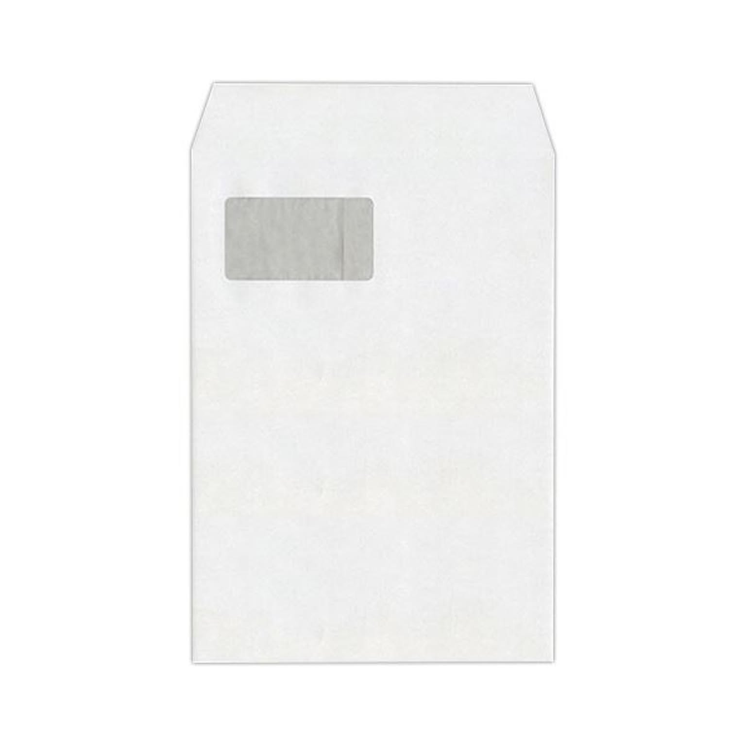 (まとめ) ハート 透けない封筒 ケント グラシン窓A4 XEP732 1パック（100枚） 【×5セット】
