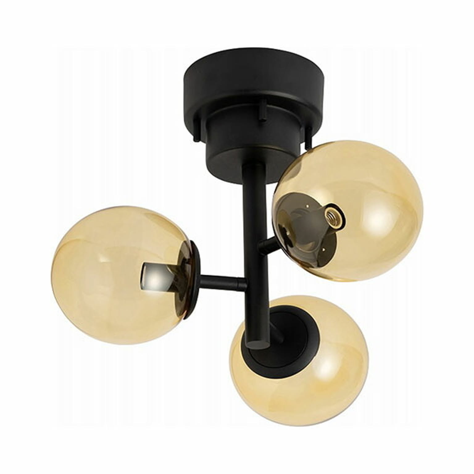 BRID ブリッド TINY GLASS CEILING LIGHT 3 タイニーグラスシーリングライト 3灯 (LED球付属) 003365 / シーリングランプ 天井照明 E17 40W相当×3灯