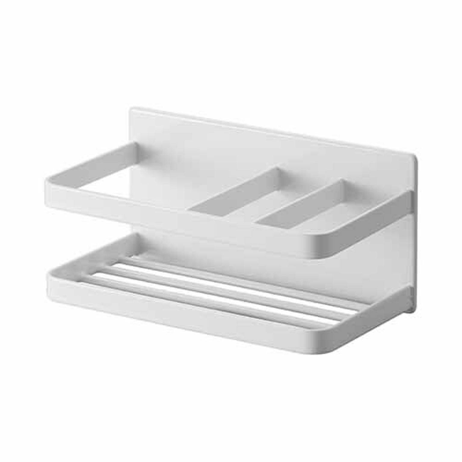 tower タワー (山崎実業) マグネットスポンジボトルラック Magnetic Sponge And Dispenser Rack スポンジラック スポンジホルダー 食器洗剤ラック