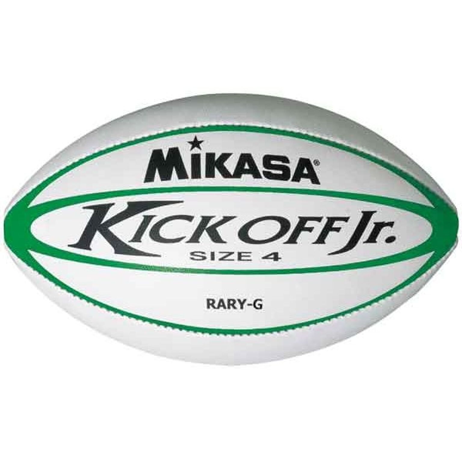 MIKASA（ミカサ）ラグビー ユースラグビーボール4号 ホワイト×グリーン RARYG