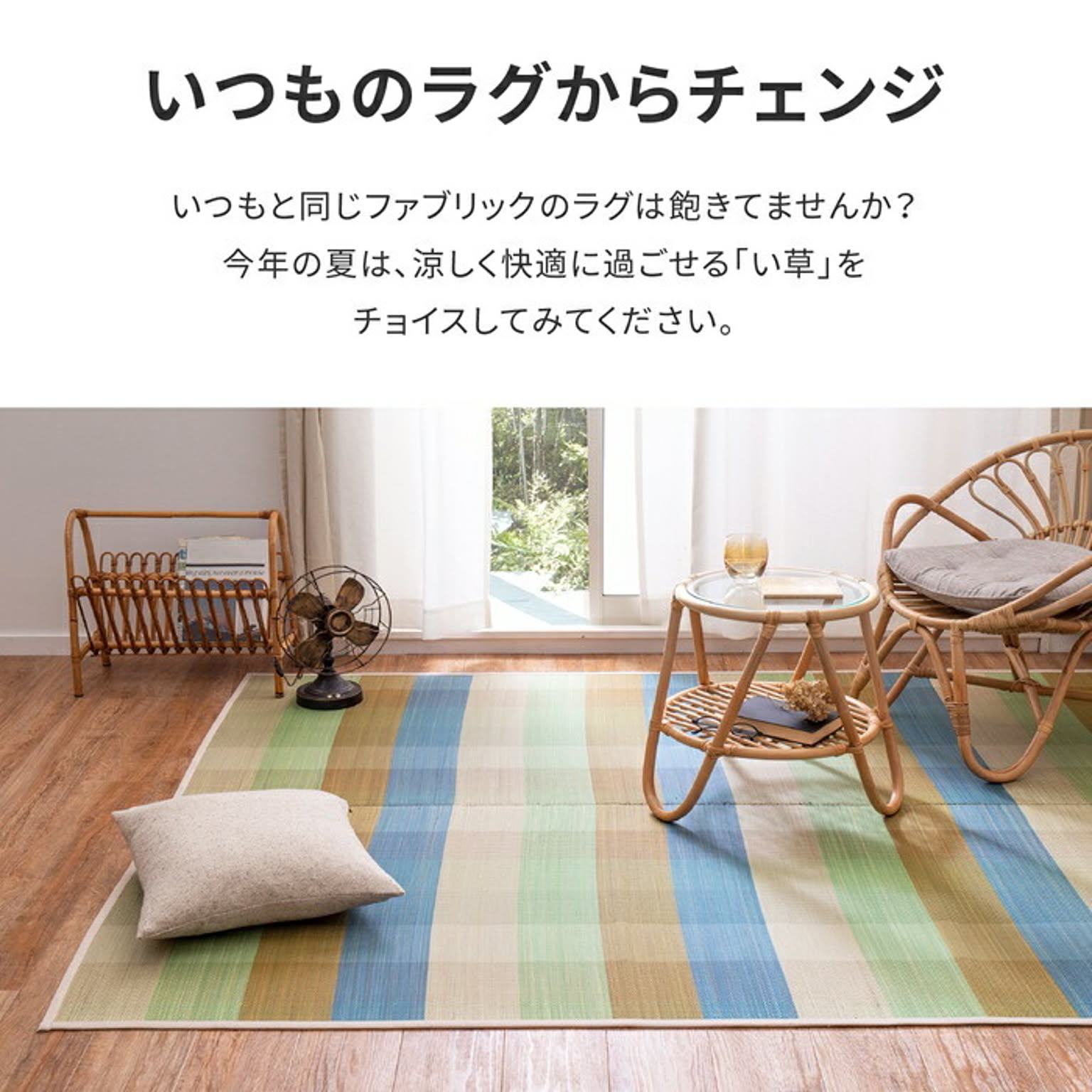 ござ・い草ラグ