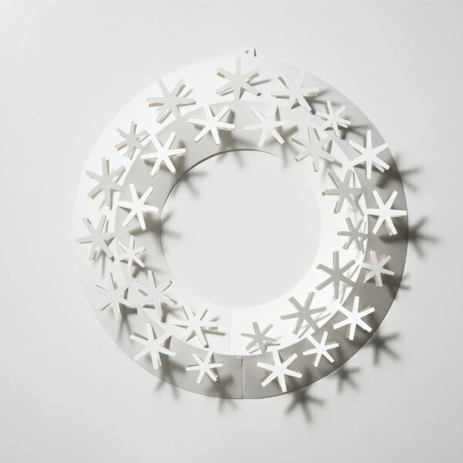 ペーパーリース 雪M / Paper Wreath PW04-M-370