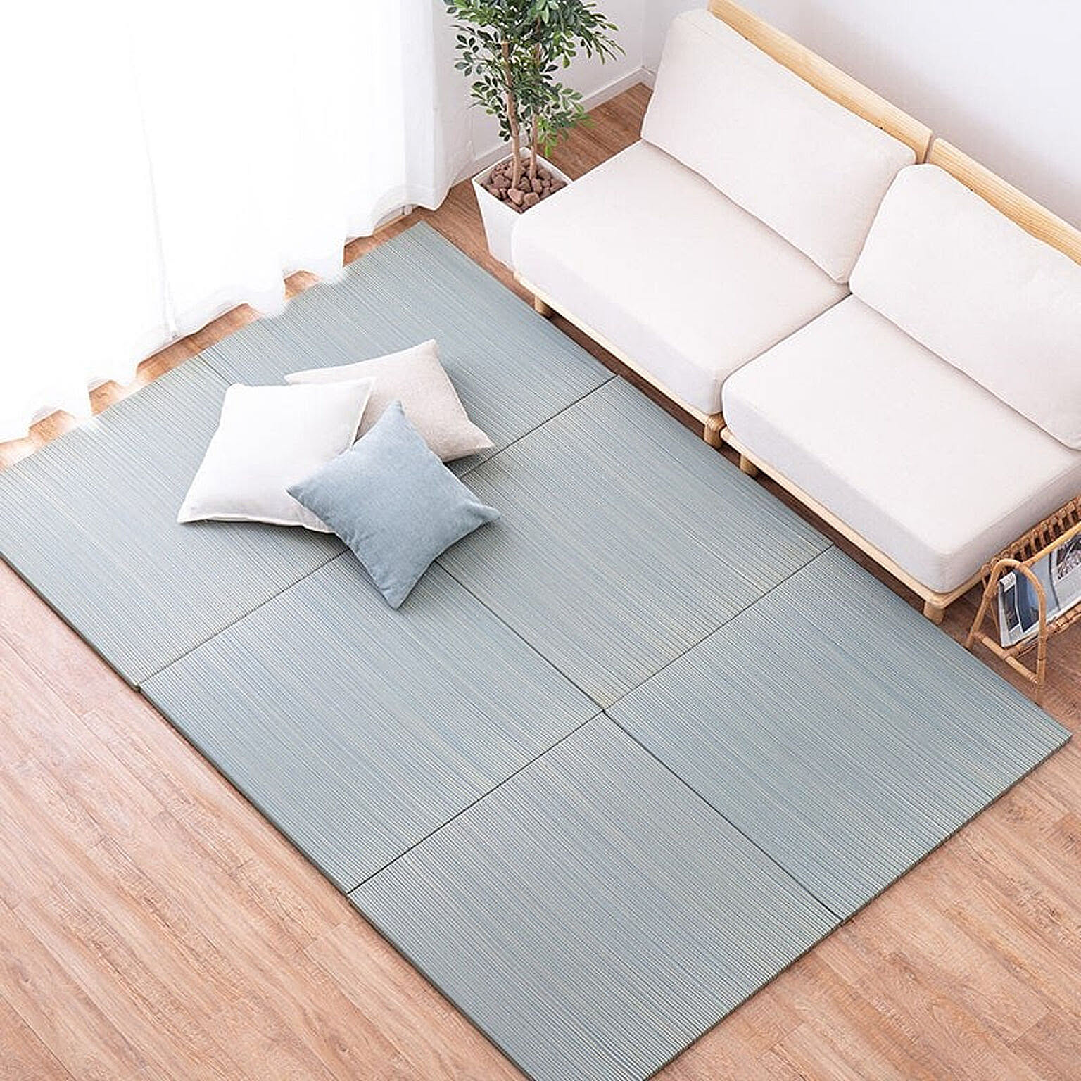 置き畳 彩 （いろどり） 82×82cm 6枚セット DIYカット可能