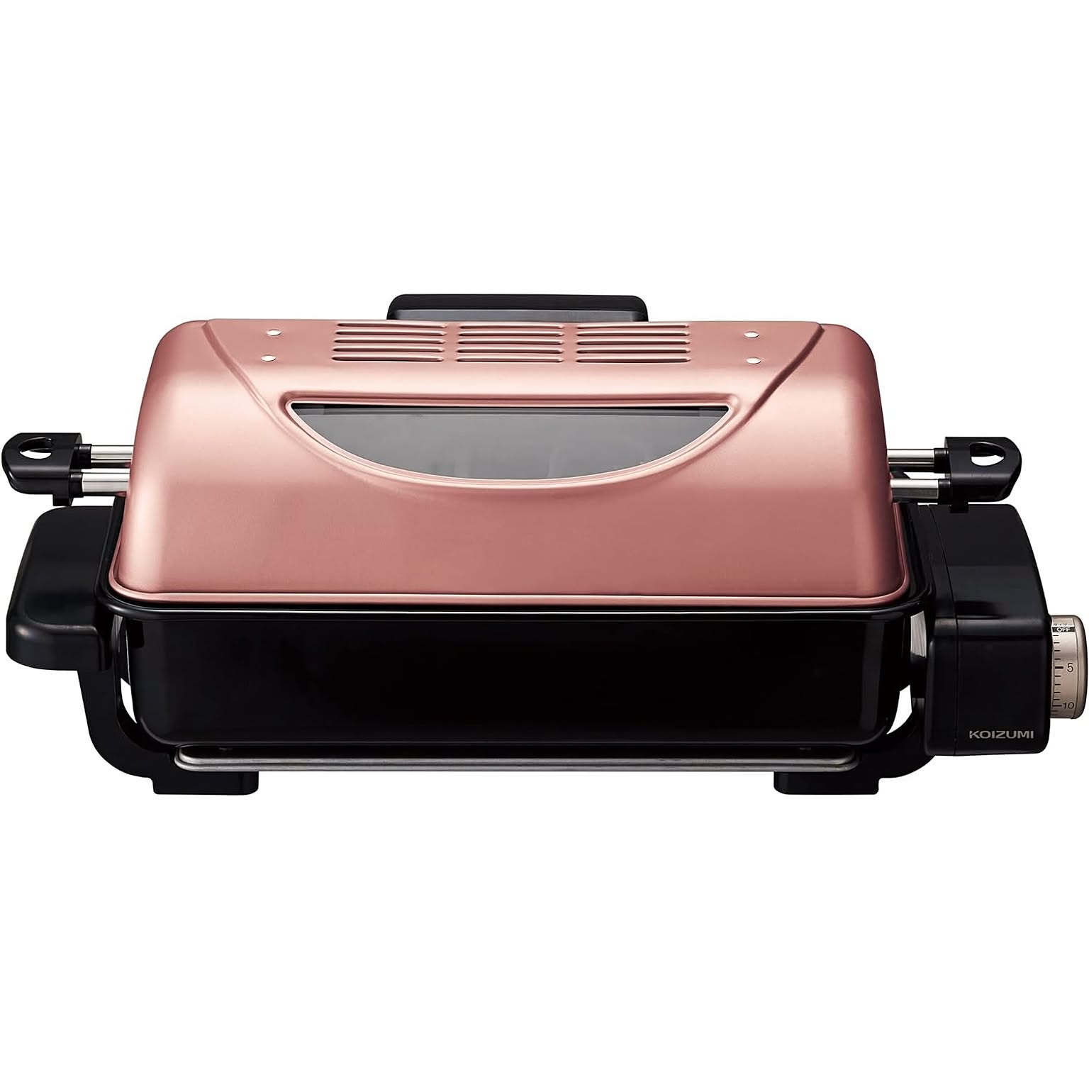 コイズミ フィッシュロースター 魚焼きグリル 両面ヒーター 30分タイマー 消臭フィルター付き ゴールド KFR-0700/N
