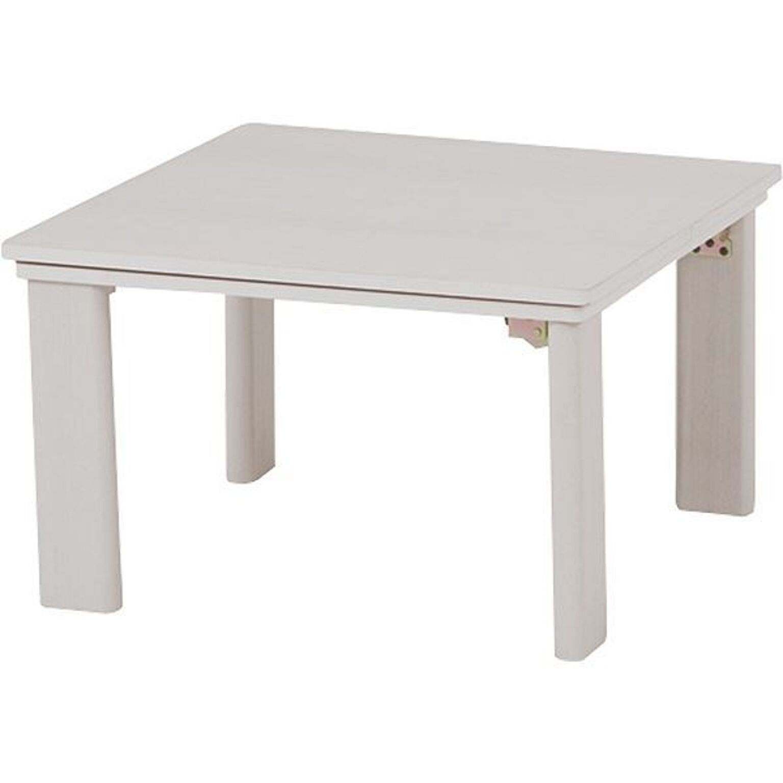 萩原 折れ脚こたつテーブル 正方形 幅60cm リバーシブル天板 オール