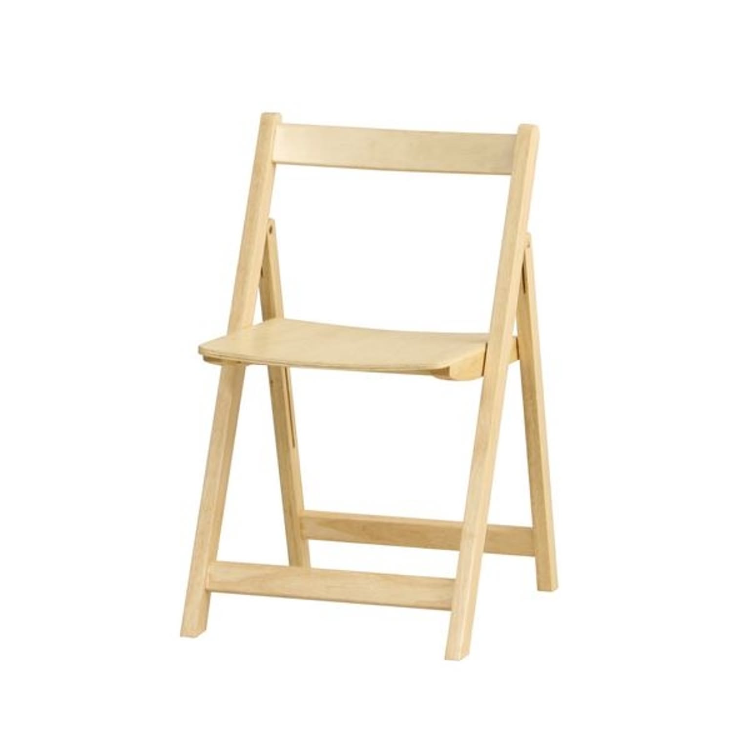 折りたたみ椅子/フォールディングチェア 【ナチュラル】 幅420mm 木製 〔リビング ダイニング〕 完成品【代引不可】