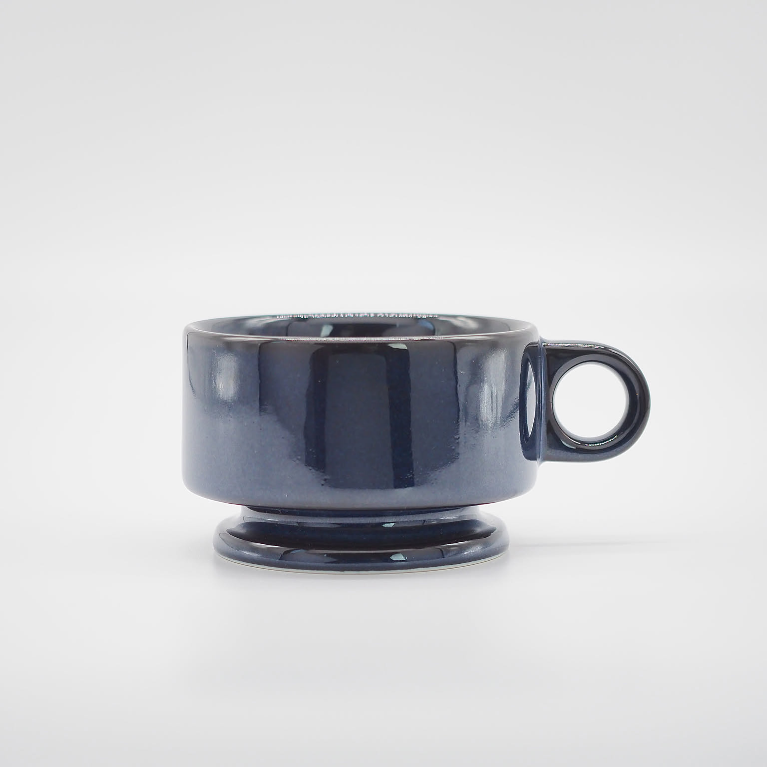 Smith Stacking Footed Soup Mug ネイビー