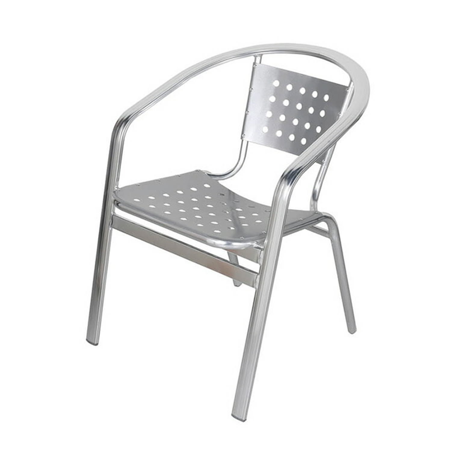 チェア ALUMINUM CAFE CHAIR 完成品 H845-1022 幅550x奥行570x高さ740mm ダルトン
