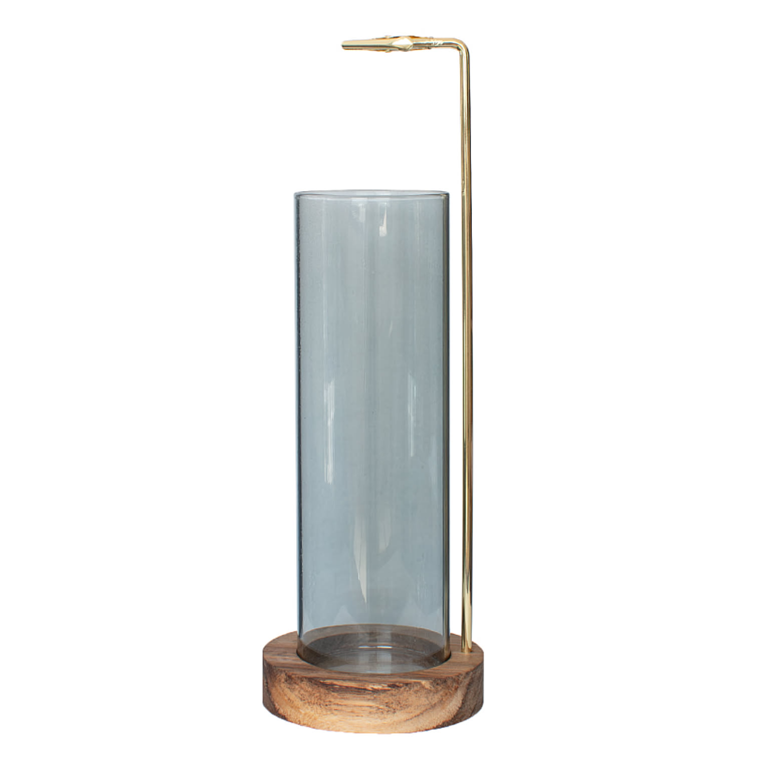 【Ampoule】インセンスホルダー お香立て 天然木 ガラス 灰が散らない おしゃれ ナチュラル お香 インテリア スティックタイプ 雑貨 プレゼント クリア ブルーグレー Rovila ロヴィラ