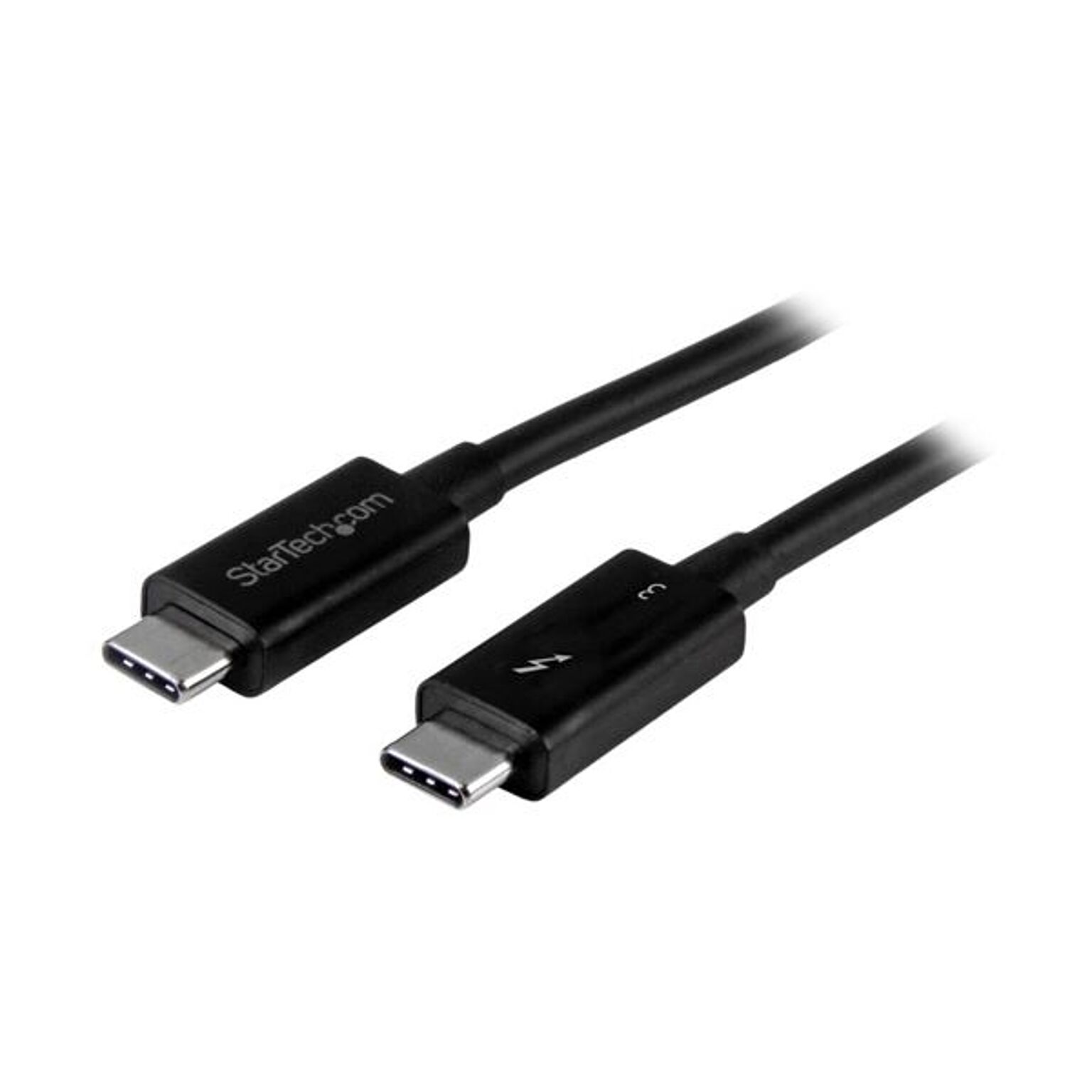 (まとめ）StarTech Thunderbolt3 USB-C ケーブル 2m TBLT3MM2MA 1台【×3セット】