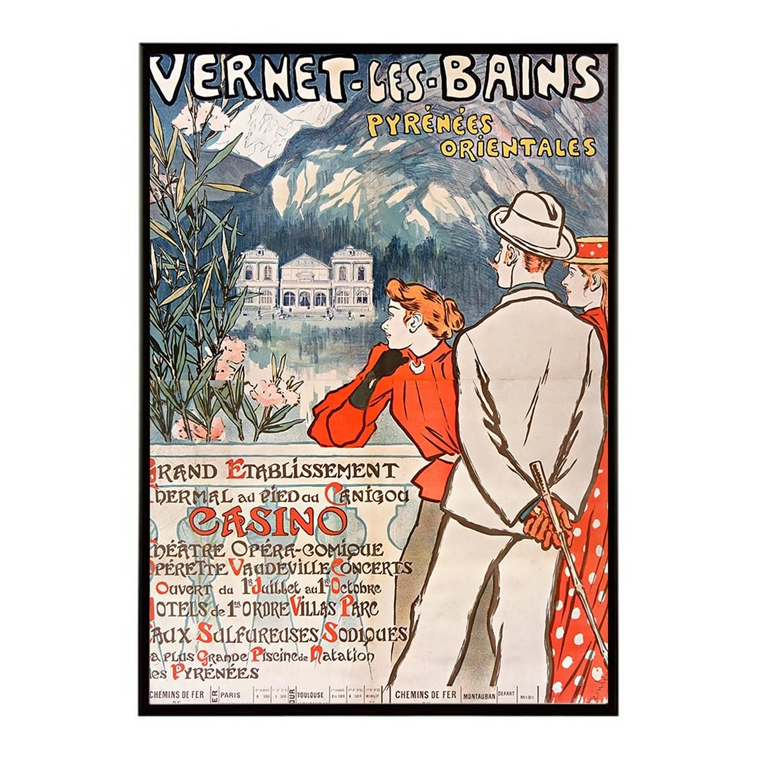 LES PYRENEES ポスター70×50cm（フレーム付） LES PYRENEES ポスター70×50cm（フレーム付）