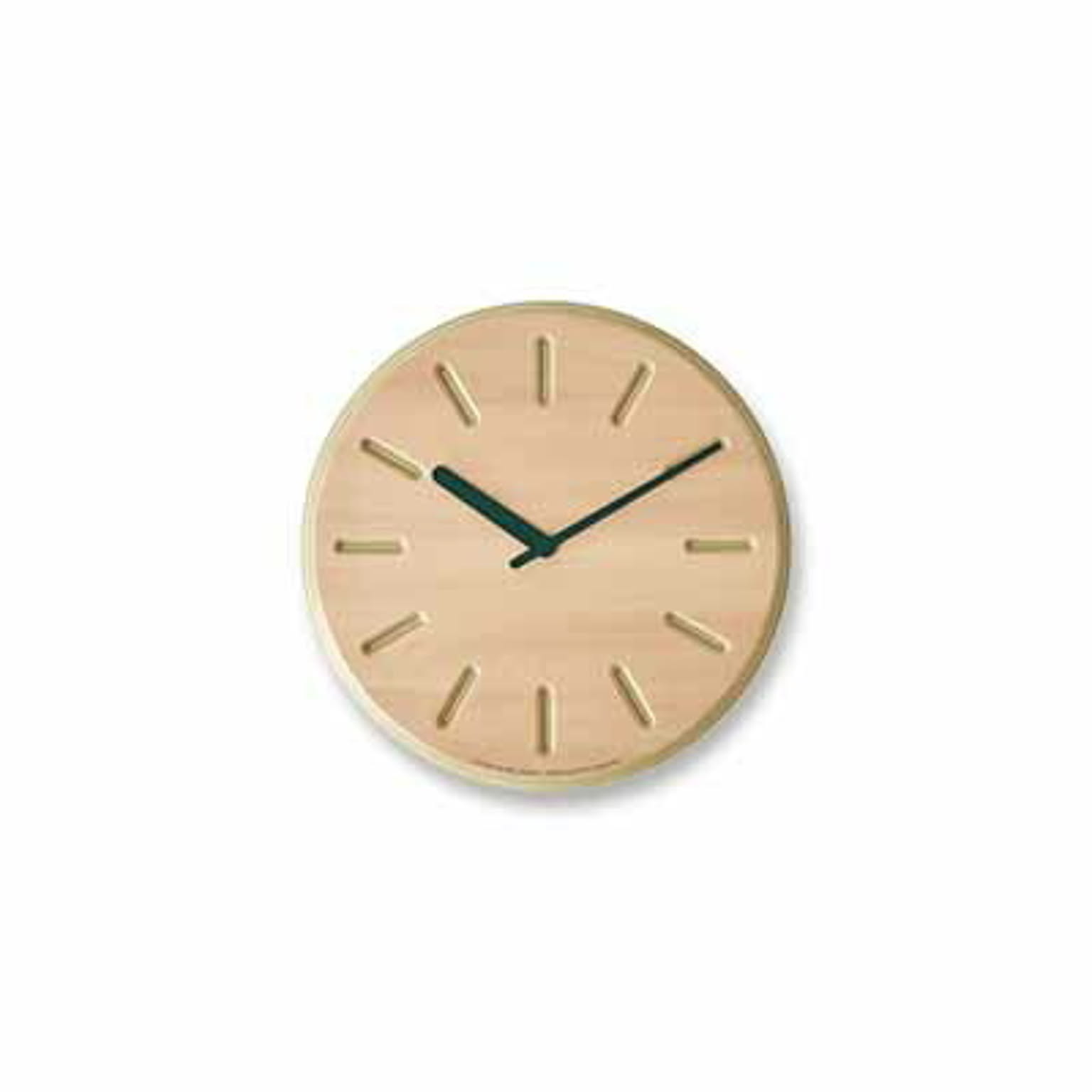 Lemnos レムノス DESIGN OBJECTS Paper-Wood CLOCK line ペーパーウッドクロック ライン DRL19-06  掛け時計 デザイン時計
