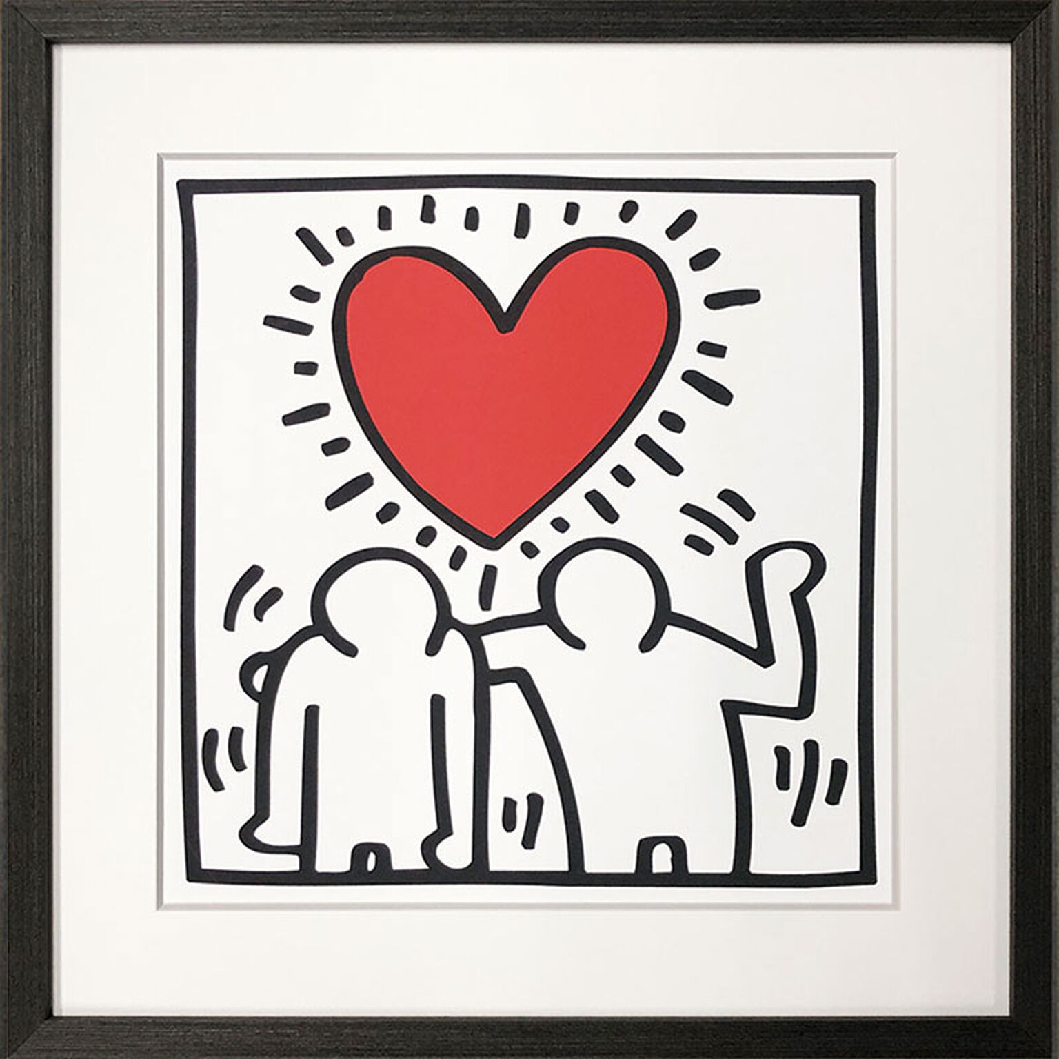 【bicosya/美工社】Keith Haring / キース・ヘリング　Untitled (be mine), 1987
