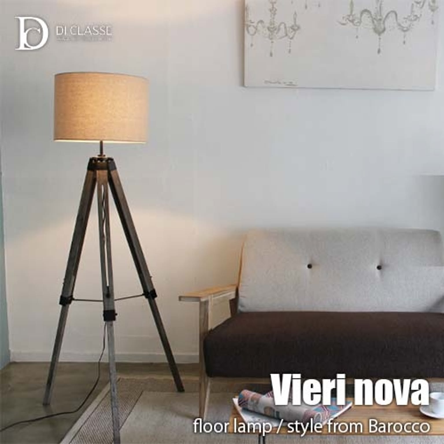 DI CLASSE ディクラッセ Barocco -Vieri nova floor lamp- ビエリ ノバ フロアランプ LF4467 LED対応 フロアライト スタンド照明【リニューアル】