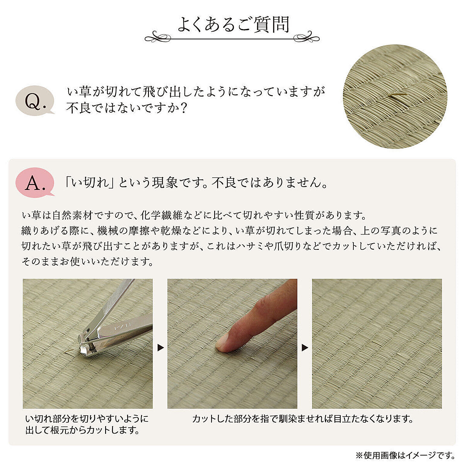 ござ・い草ラグ