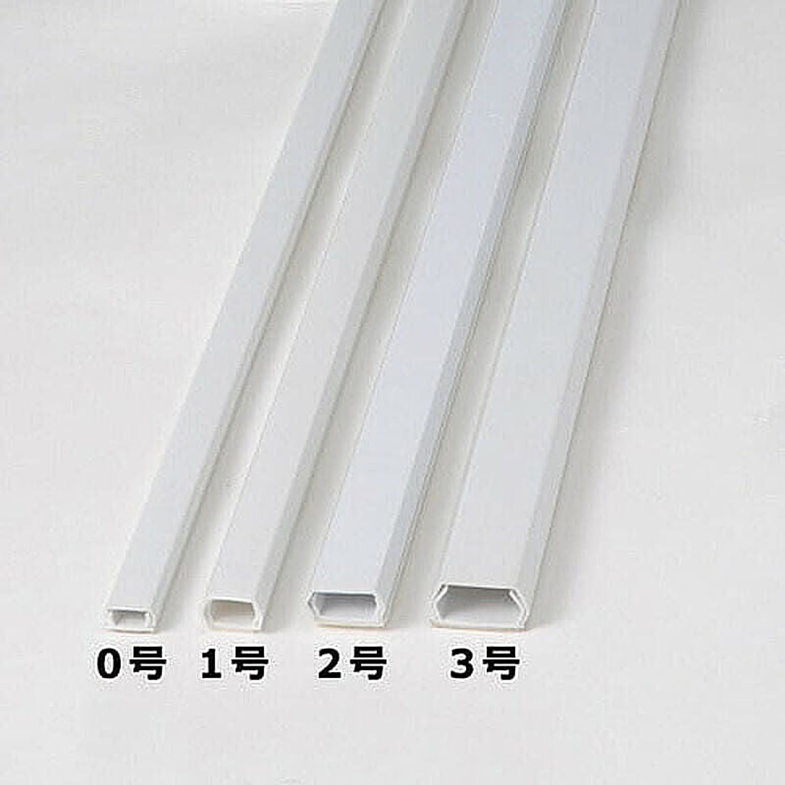 オーム電機 OHM 配線モール テープ付き 2号 白 1m 1本 DZ-PMT21-W 管理No. 4971275041196