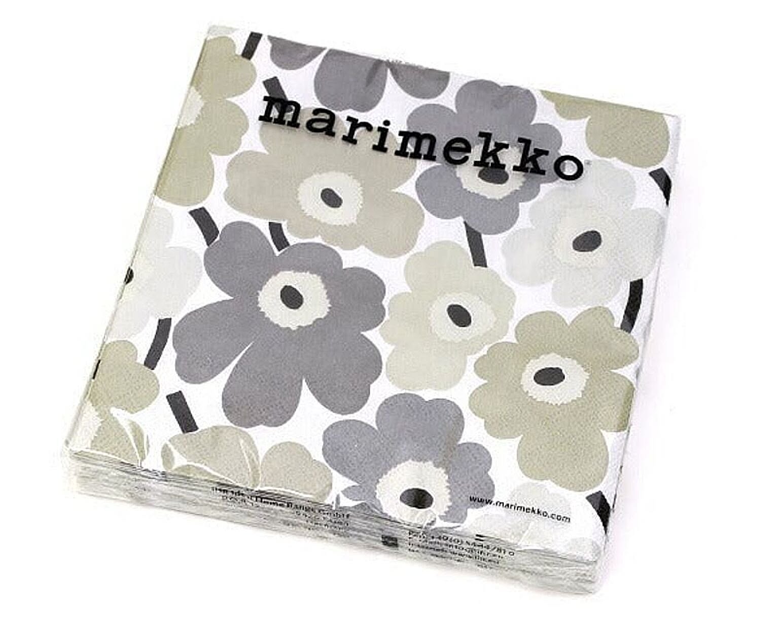 マリメッコ ペーパーナプキン ミニウニコト リネン 33x33cm 20枚入り marimekko MINI UNIKOT