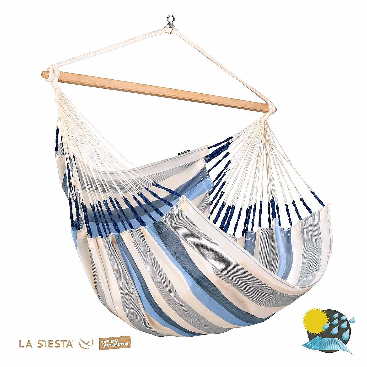 【販売終了】【LA SIESTA（ラシエスタ）】ハンモックチェア キングサイズ［１人用］ ドミンゴ （全天候型）DOL21