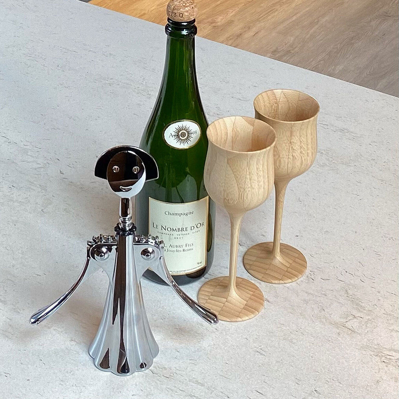 ＼サマーセール中／　ワインオープナー AnnaG クローム　ALESSI