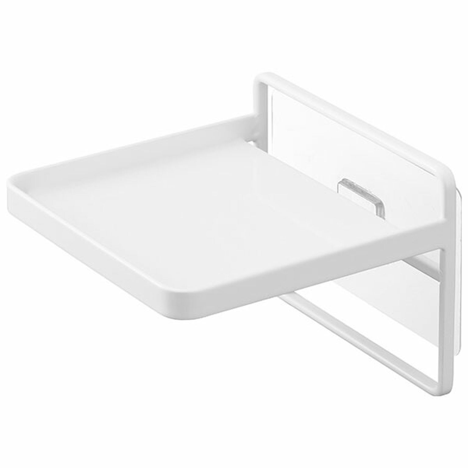tower タワー(山崎実業) フィルムフック　ソープディスペンサー収納トレー Self-Adhesive Soap Dispenser Tray フィルムフック  石鹸ラック ソープホルダー