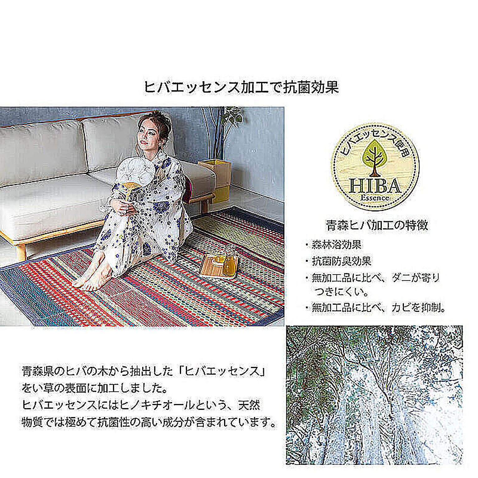 ござ・い草ラグ