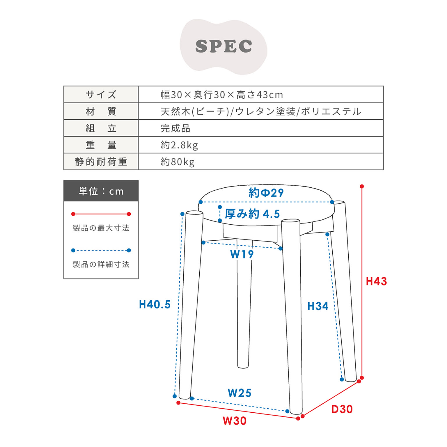 スツール・丸椅子