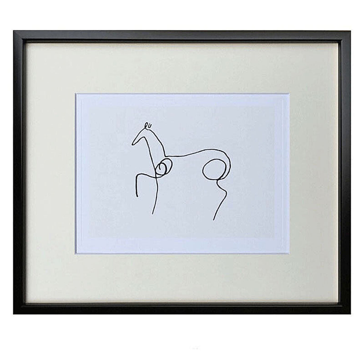 美工社 Pablo Picasso Le cheval ブラック