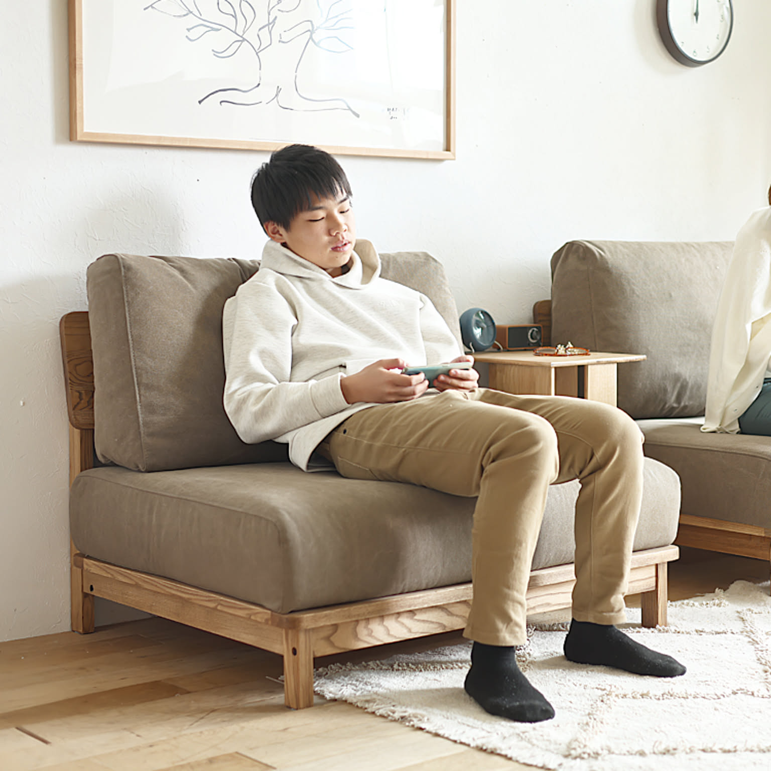 1.5人掛けソファー マナー
