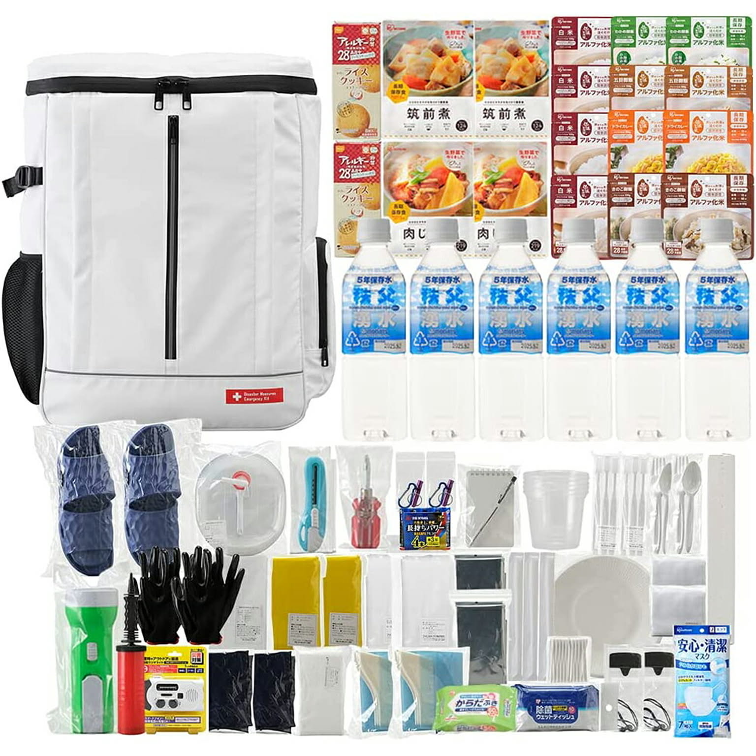 アイリスオーヤマ / 防災セット食品付き 2人用 67点