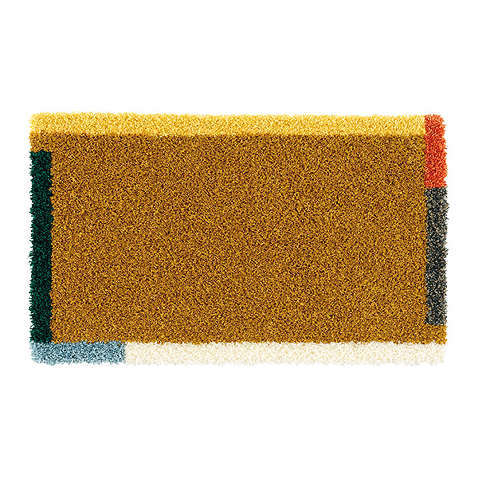 【日本製】スミノエ カラーフレームマット 45×75cm colorframe マット 玄関マット 防ダニ 滑り止め加工 軽量 アイボリー マスタード 
