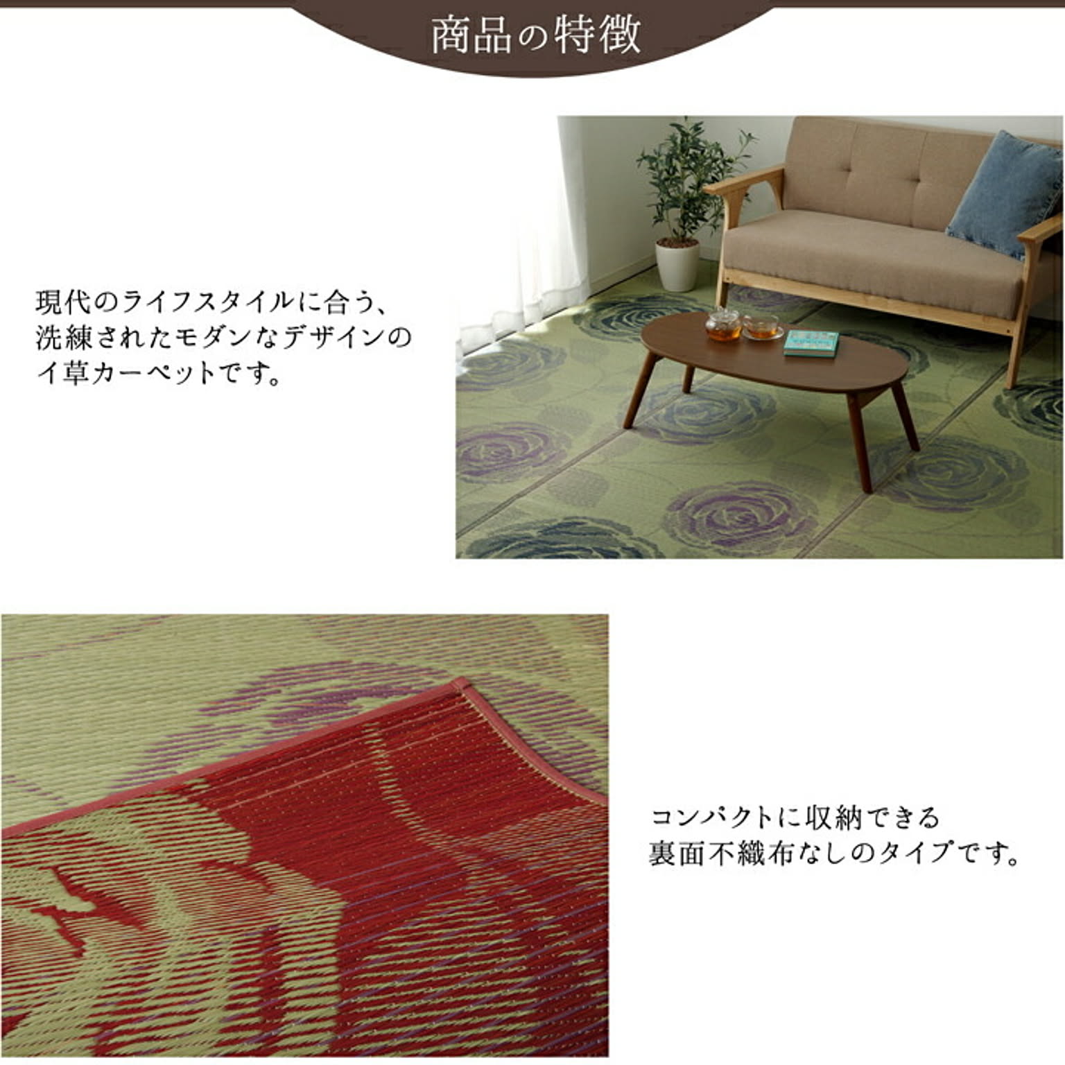 ござ・い草ラグ