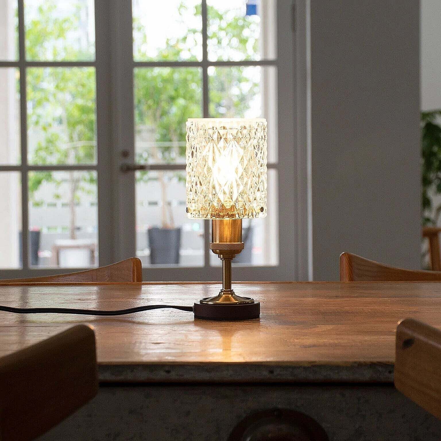 Ampoule ロイエ アンティークゴールド テーブルランプ 照明 ラグジュアリー 間接照明 LED E17 通販  家具とインテリアの通販【RoomClipショッピング】
