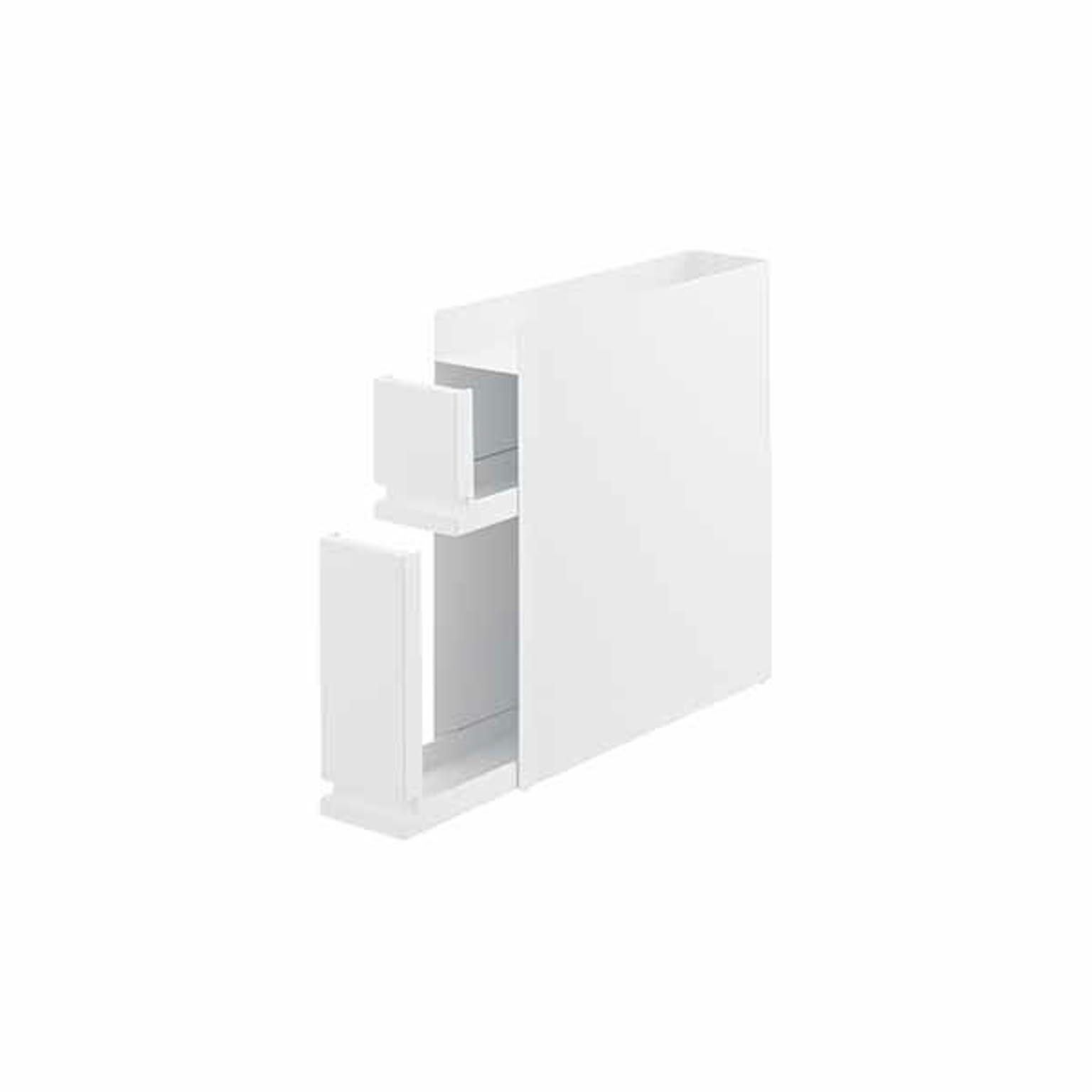 tower タワー (山崎実業) 隠せる調味料ラック 2段 Two-Tier Sliding Drawer Seasoning Rack コンロ横ラック 調味料収納 キッチンラック