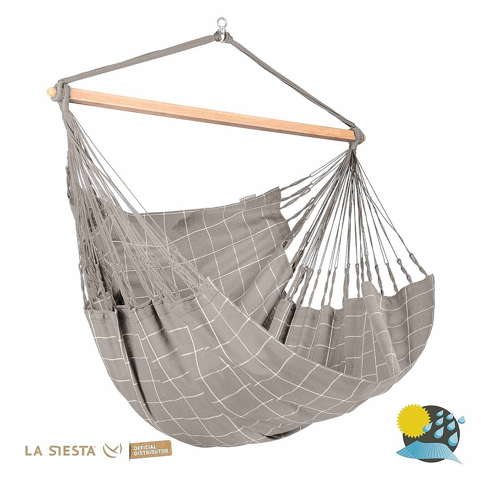 【販売終了】【LA SIESTA（ラシエスタ）】ハンモックチェア キングサイズ［１人用］ ドミンゴ （全天候型）DOL21