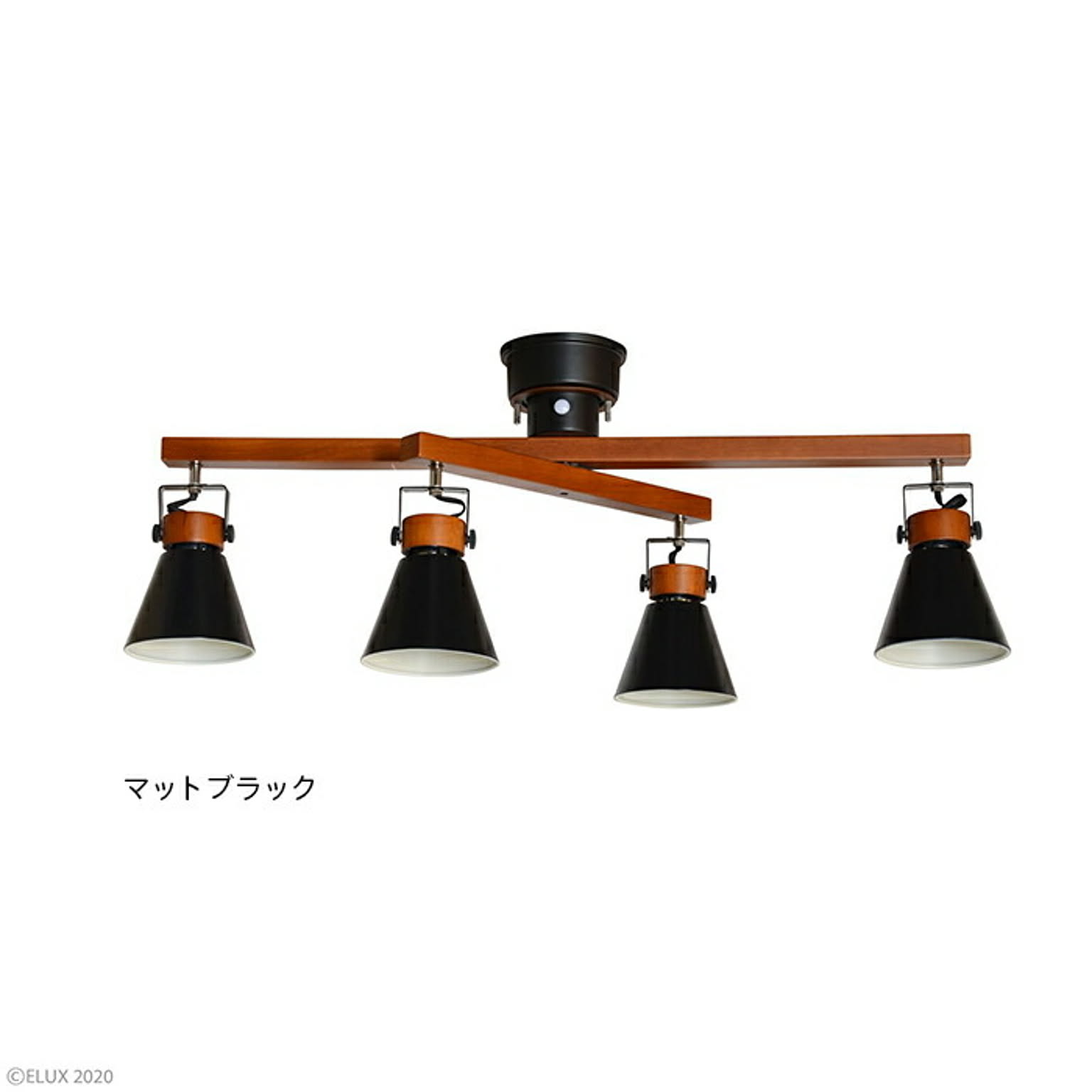 照明 電球なし SLIDER スライダー 4灯 シーリング スポットライト LC10798 幅94x奥行15x高さ40mm エルックス