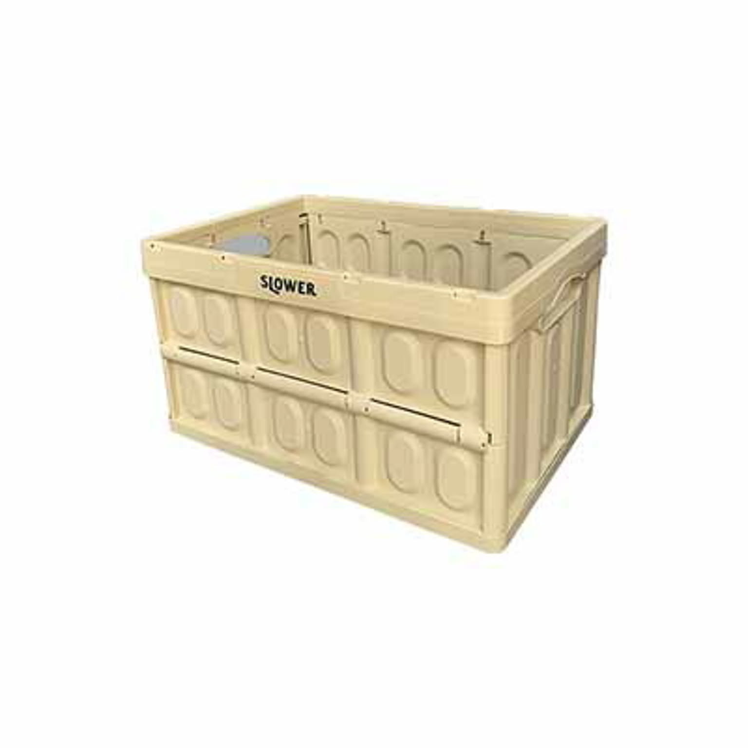SLOWER FOLDING CONTAINER Estoril フォールディングコンテナー エストリル 折り畳みコンテナー カゴ ストッカー 高強度 積み重ね スタッキング 収納 整理