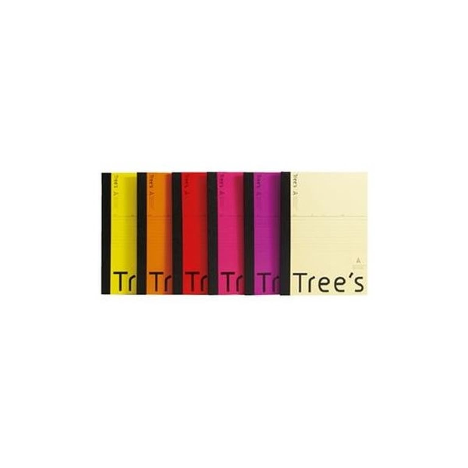 （まとめ）キョクトウ・アソシエイツ Trees B5 A罫 30枚 イエロー【×50セット】