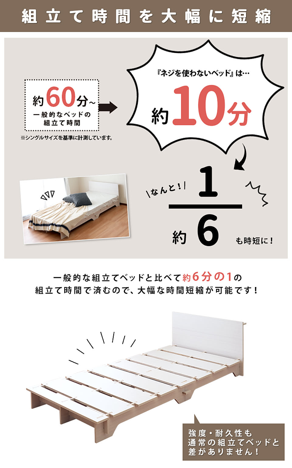 すのこベッド