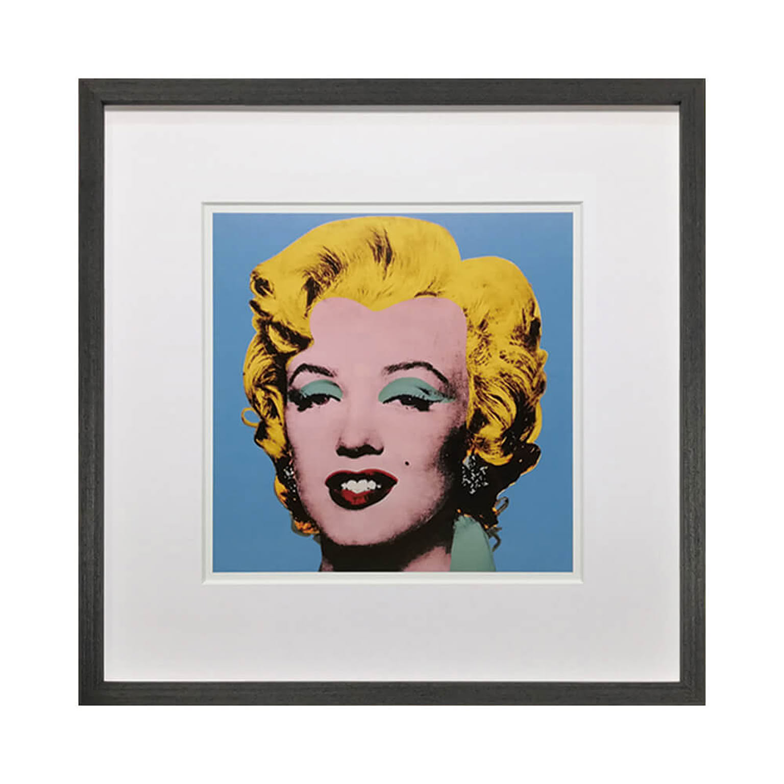 Andy Warhol（アンディ ウォーホル） Shot Blue Marilyn 1964 アートポスター（フレーム付き）  m12692
