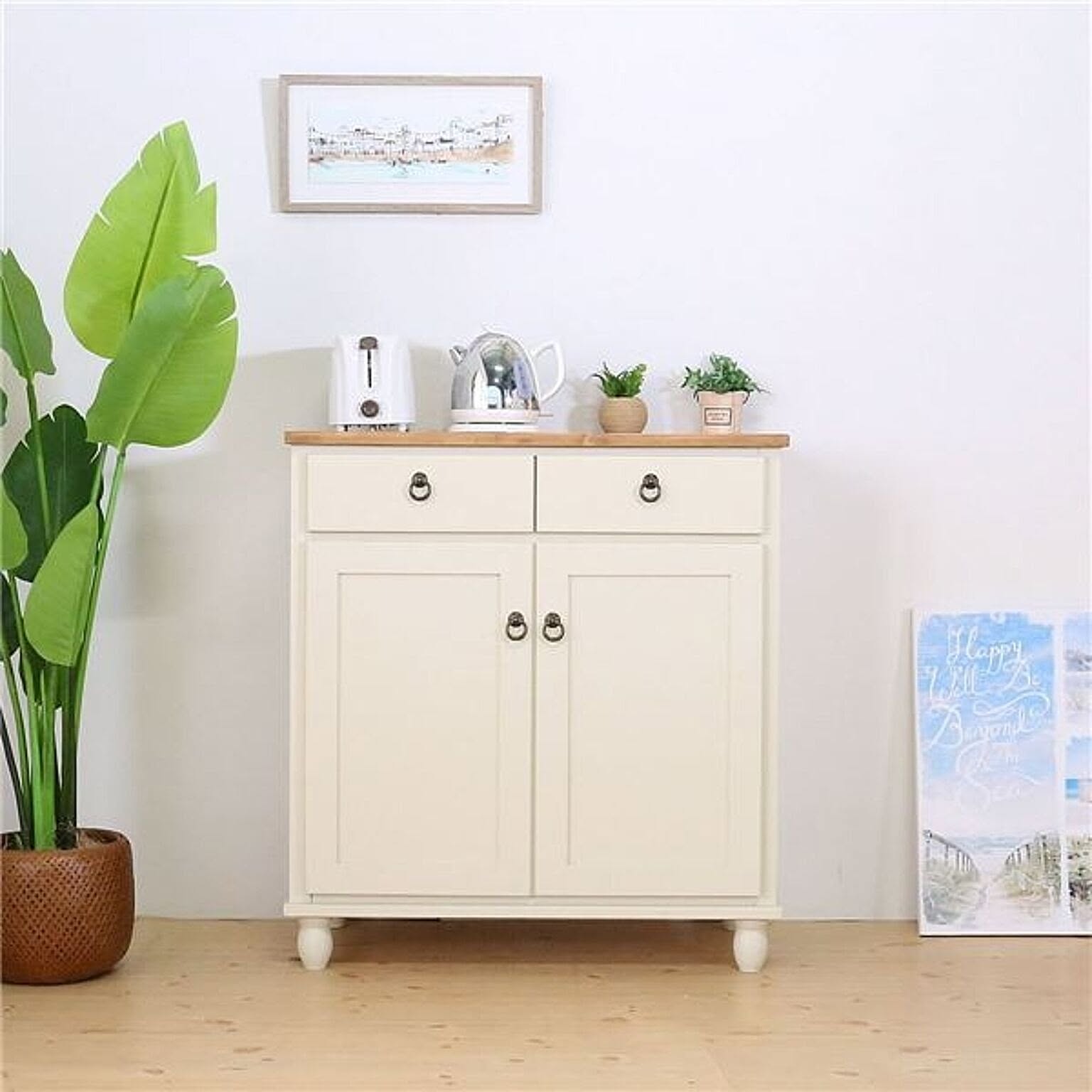 カントリー風 キャビネット/キッチン収納 78×40×85cm 木製 カントリー風 キャビネット/キッチン収納 78×40×85cm 木製