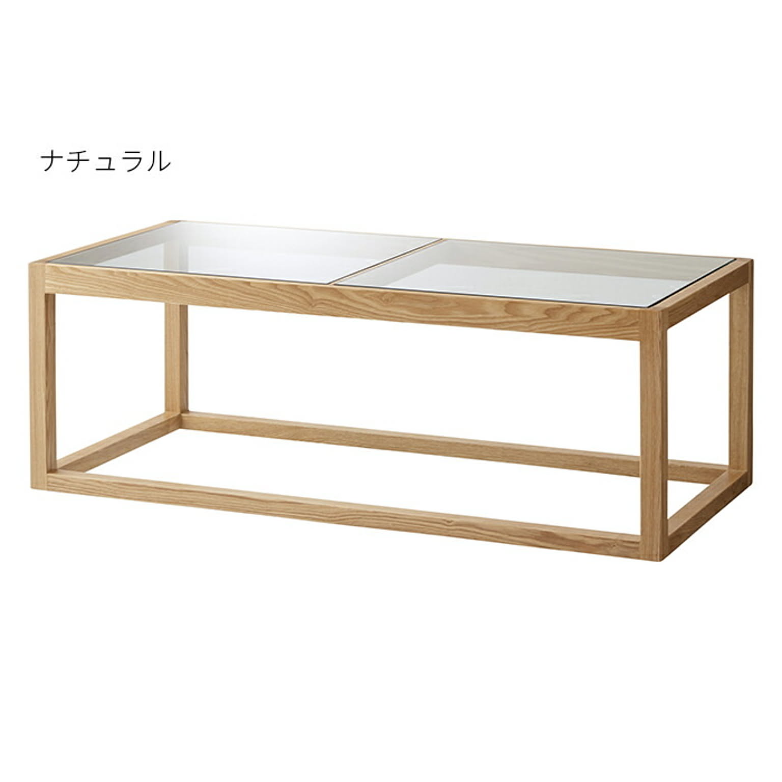 テーブル 完成品 ガラステーブル RTO-111 幅110x奥行50x高さ38cm 東谷