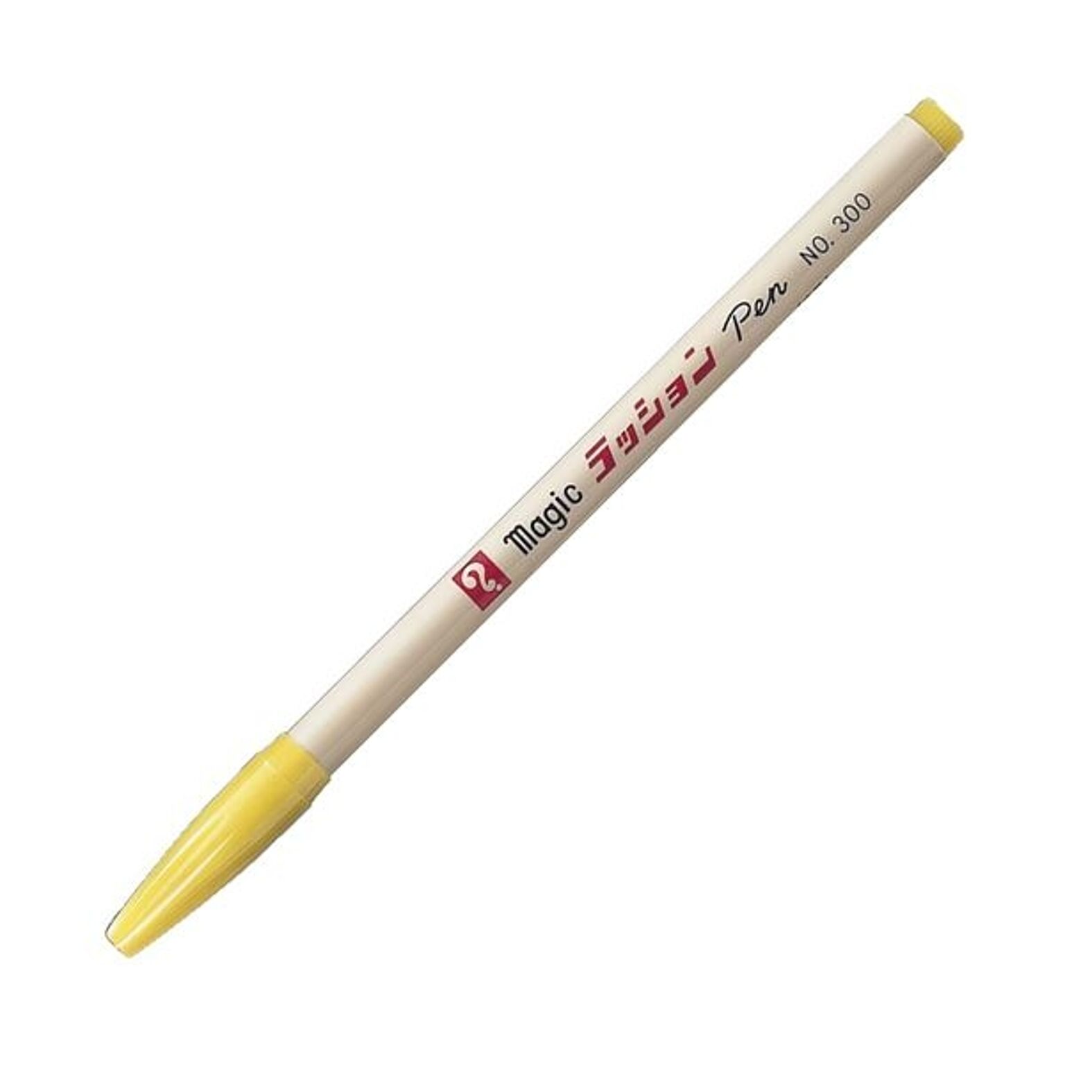 (まとめ) 寺西化学 水性サインペン マジックラッションペンNo.300 黄 M300-T5 1本 【×80セット】