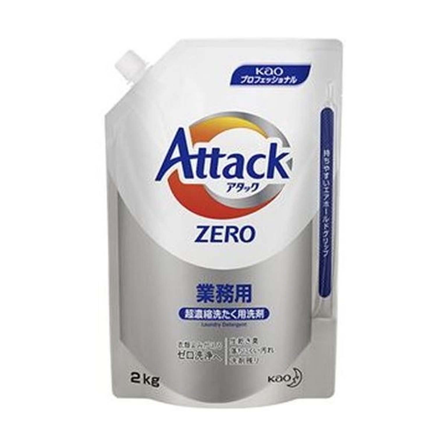 （まとめ）花王 アタックZERO つめかえ用業務用 2kg 1個【×10セット】