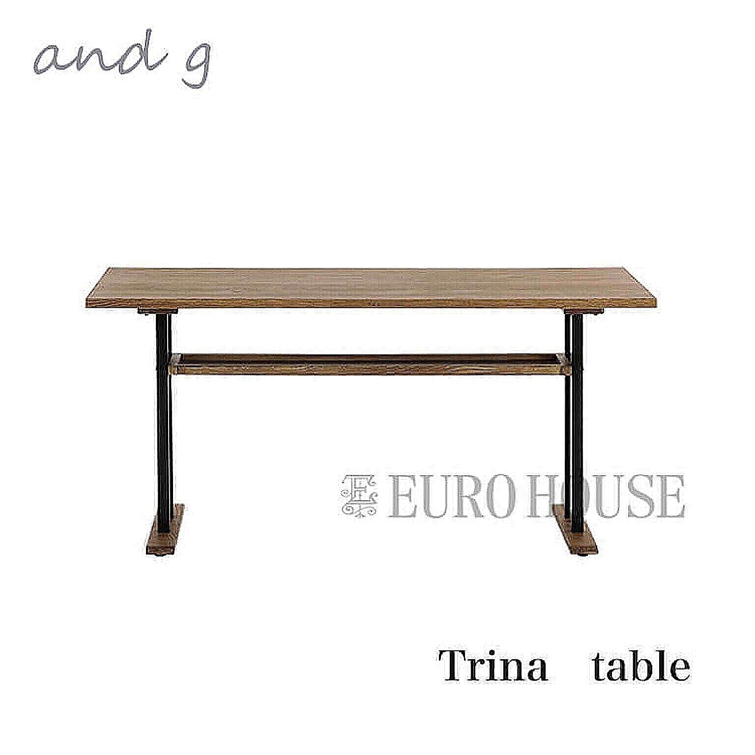 関家具 nora ダイニングテーブル 幅140 アッシュ材 木製 アイアン ナチュラル