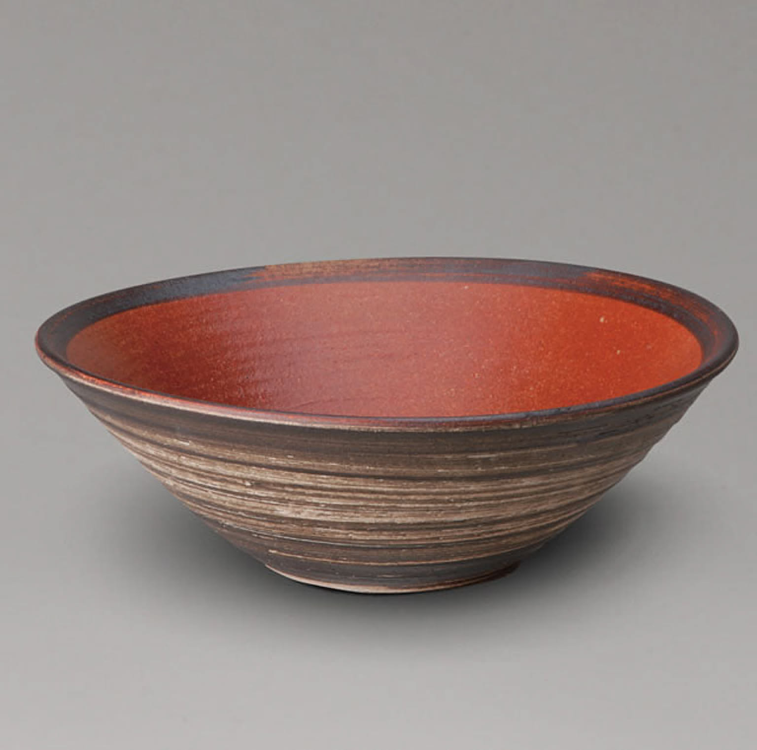 陶器 信楽焼 刷毛目手洗鉢 直径34cm