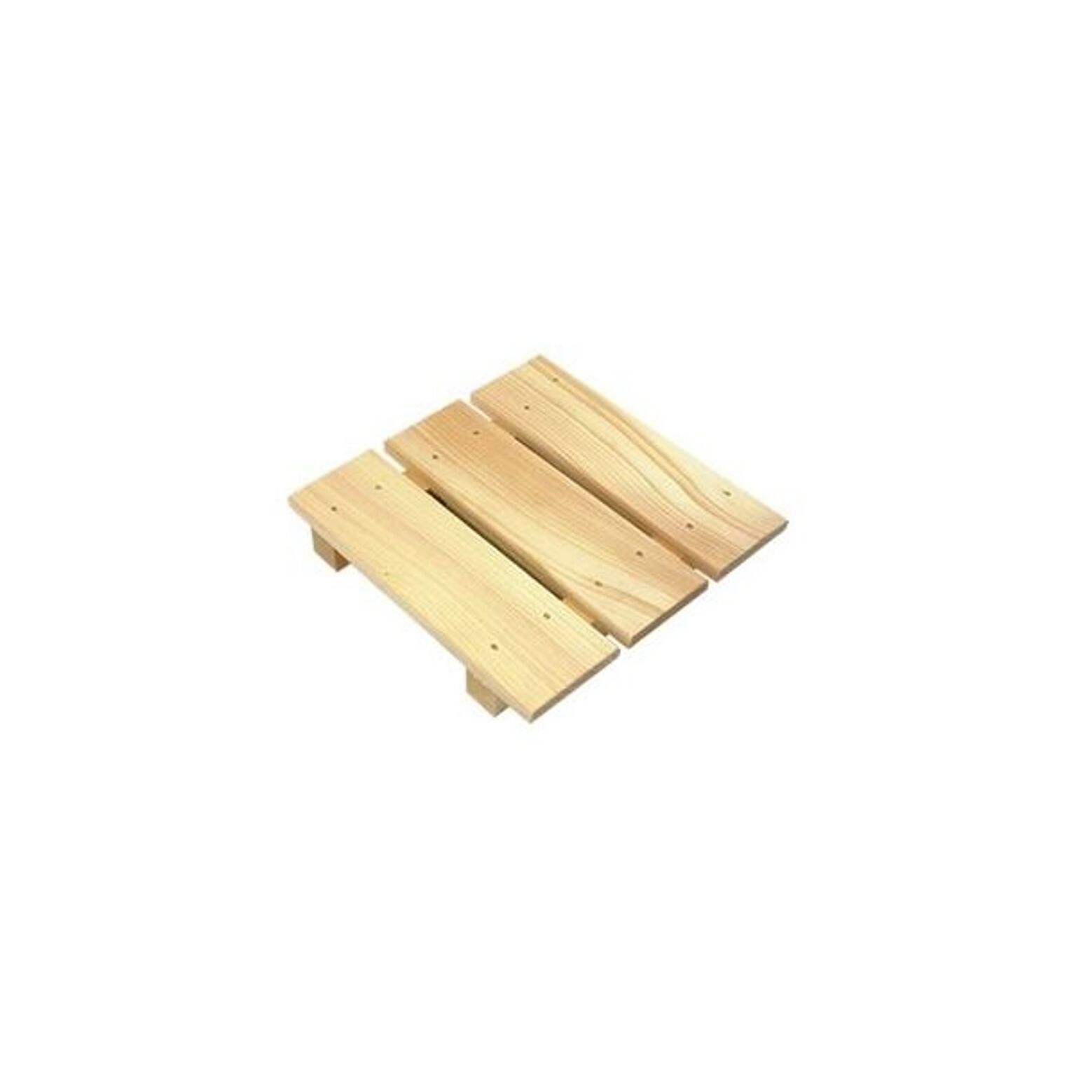 （まとめ）すのこ 板 木製 多目的スノコ 28×28cm ミニ（風呂 押入れ） ×3セット