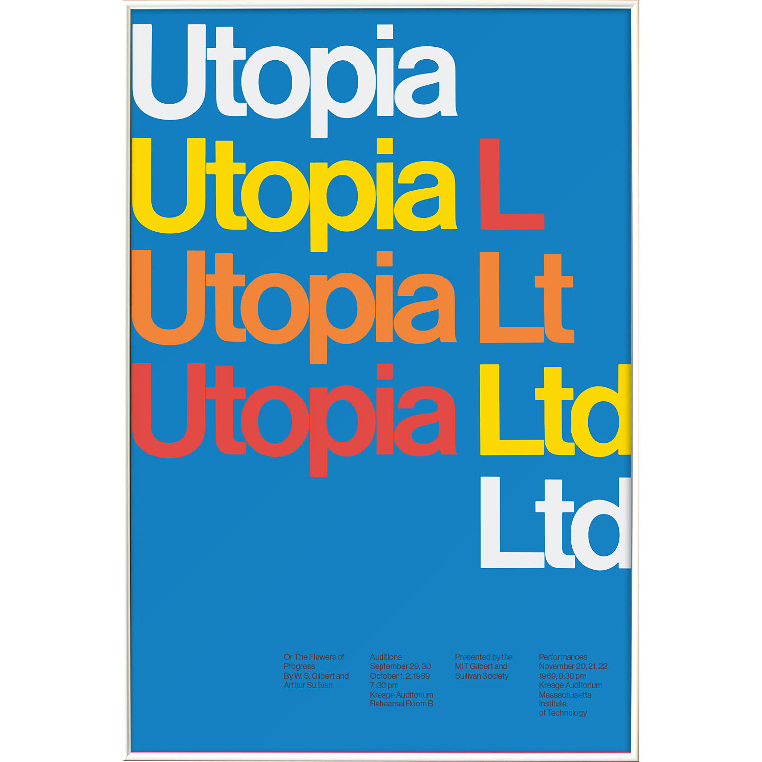 Bauhaus Japan】Utopia/アートポスター/モダンポスター