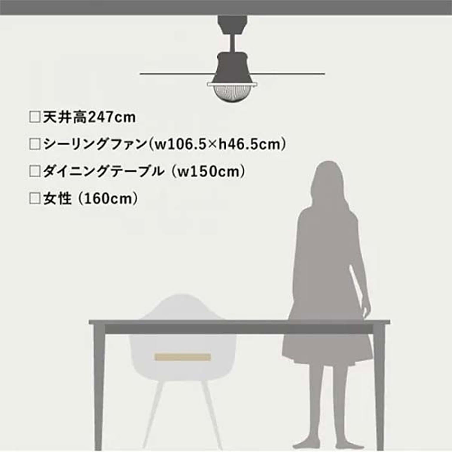 シーリングファンライト