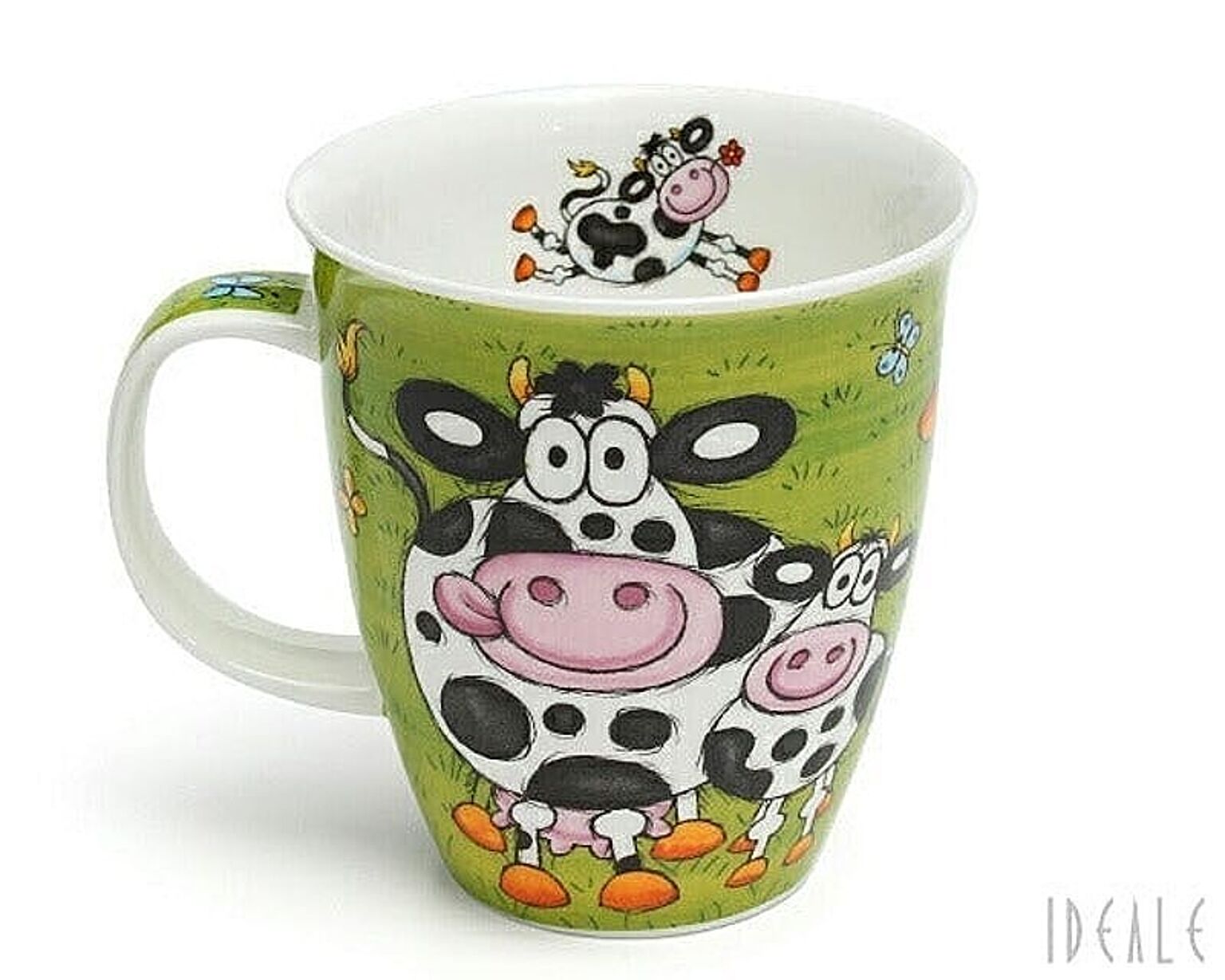 ダヌーン マグ NEVIS 牧場のおとぼけ牛 BARMY FARMY COW Dunoon Mug