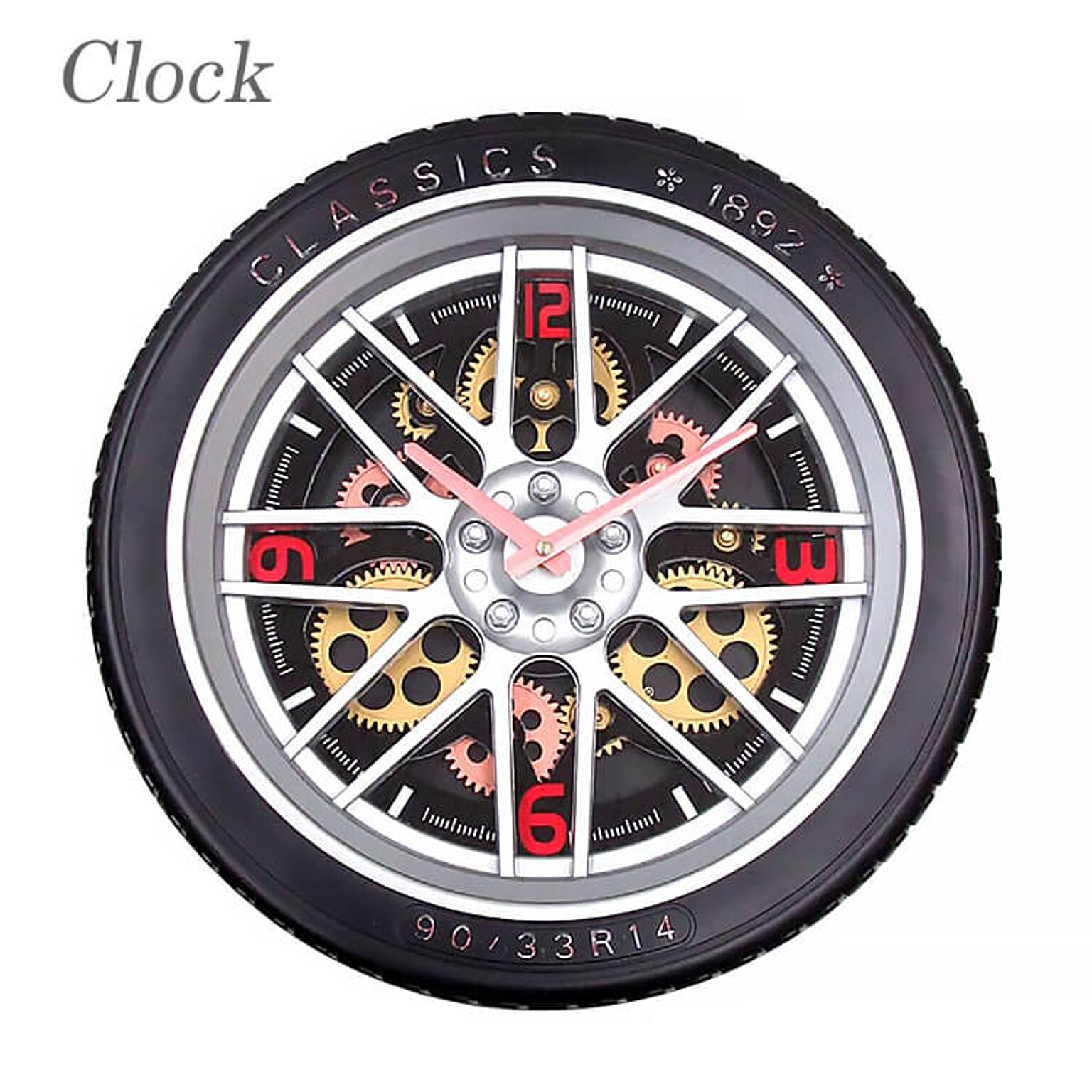 時計 壁掛け時計 おしゃれ 掛け時計 clock 歯車 gearclock クラシック インダストリアル アンティーク 50306 東洋石創 